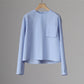 BESTIAIRE | LONG SLEEVE T-SHIRT CREPON SKY