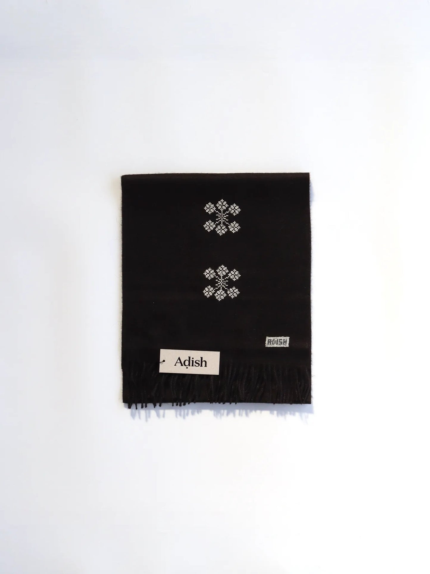 THE INOUE BROTHERS | The Inoue Brothers Up-Cycled Alpaca Scarf BLACK