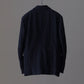 calmlence | NOTCHED LAPEL SACK COAT BLKST