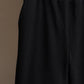 WONDER ROOM | "WAFFLE" waffle slacks black