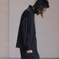 nonnotte | Semi Mock Neck Smock Shirt Caviar