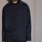 nonnotte | Semi Mock Neck Smock Shirt Caviar