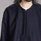 nonnotte | C/N Kaftan Shirt DeepNavy×BlackTop