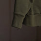WONDER ROOM | "WHALE" crewneck sweat shirt olive