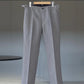 IRENISA | SEMI FLARE TROUSERS GRAY