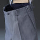 IRENISA | SEMI FLARE TROUSERS GRAY