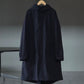 IRENISA | HOODED COAT BLACK