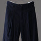 calmlence | SINGLE PLEATED WIDE PANTS BLKST