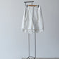 Nomàt | Layered Short Pants (Crushed Denim) White