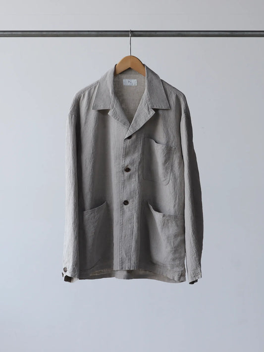 HERILL | Linen P41 CoverallJacket Natural