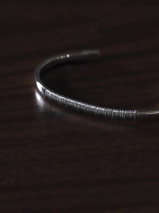DAN TOMIMATSU | Spool Bangle Wide Fullwind SL925×PT900