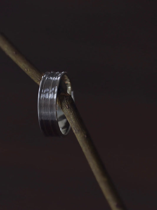 DAN TOMIMATSU | Spool Ring Long Halfwind SL925×PT900