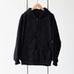 COMOLI | ブラックデニム ジップパーカ BLACK