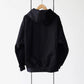 COMOLI | ブラックデニム ジップパーカ BLACK