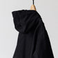 COMOLI | ブラックデニム ジップパーカ BLACK