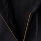 COMOLI | ブラックデニム ジップパーカ BLACK