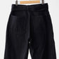 COMOLI | ブラックデニム ベルテッドパンツ BLACK