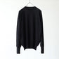 Olde H & Daughter | SILK PLAIN STITCH CREW L/S BLACK