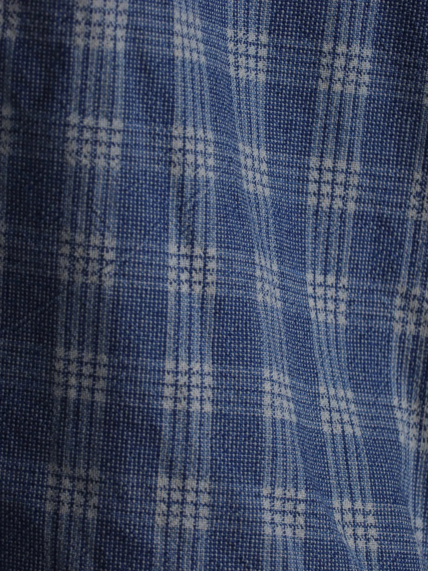 T.T | LOT.319 PALAKA JACKET Discharged Indigo Plaid