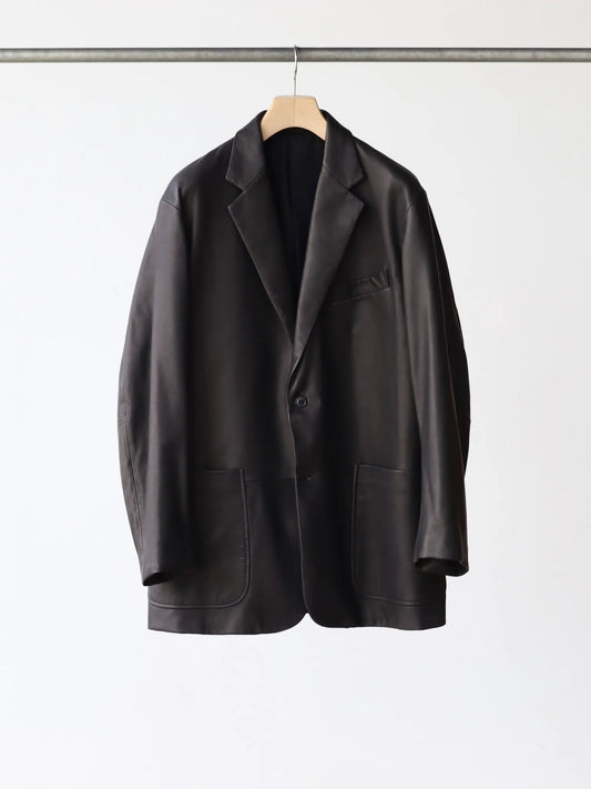 comoli-シープスキン-2bジャケット-black-1