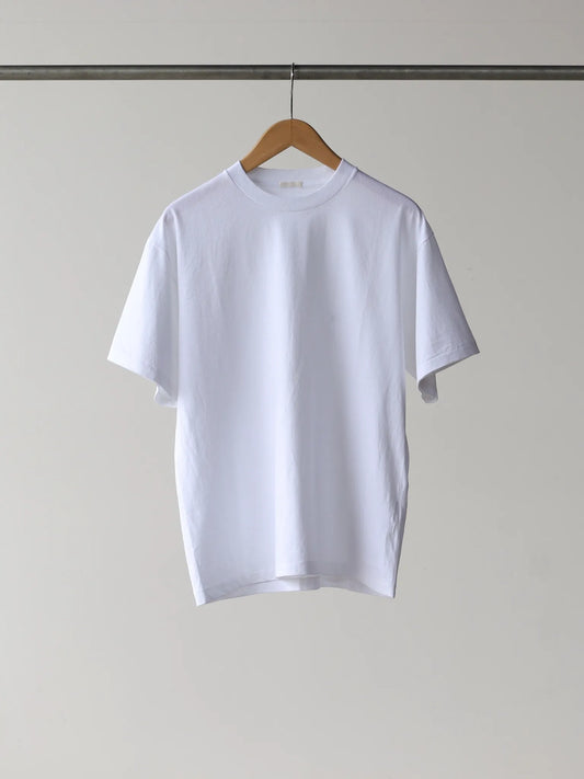 COMOLI | コットンジャージ 半袖Tシャツ WHITE