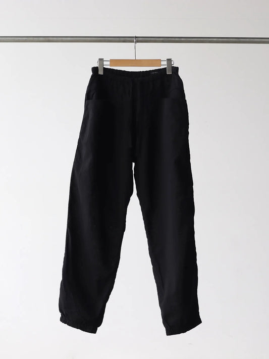 COMOLI | オックス ドローストリングパンツ BLACK