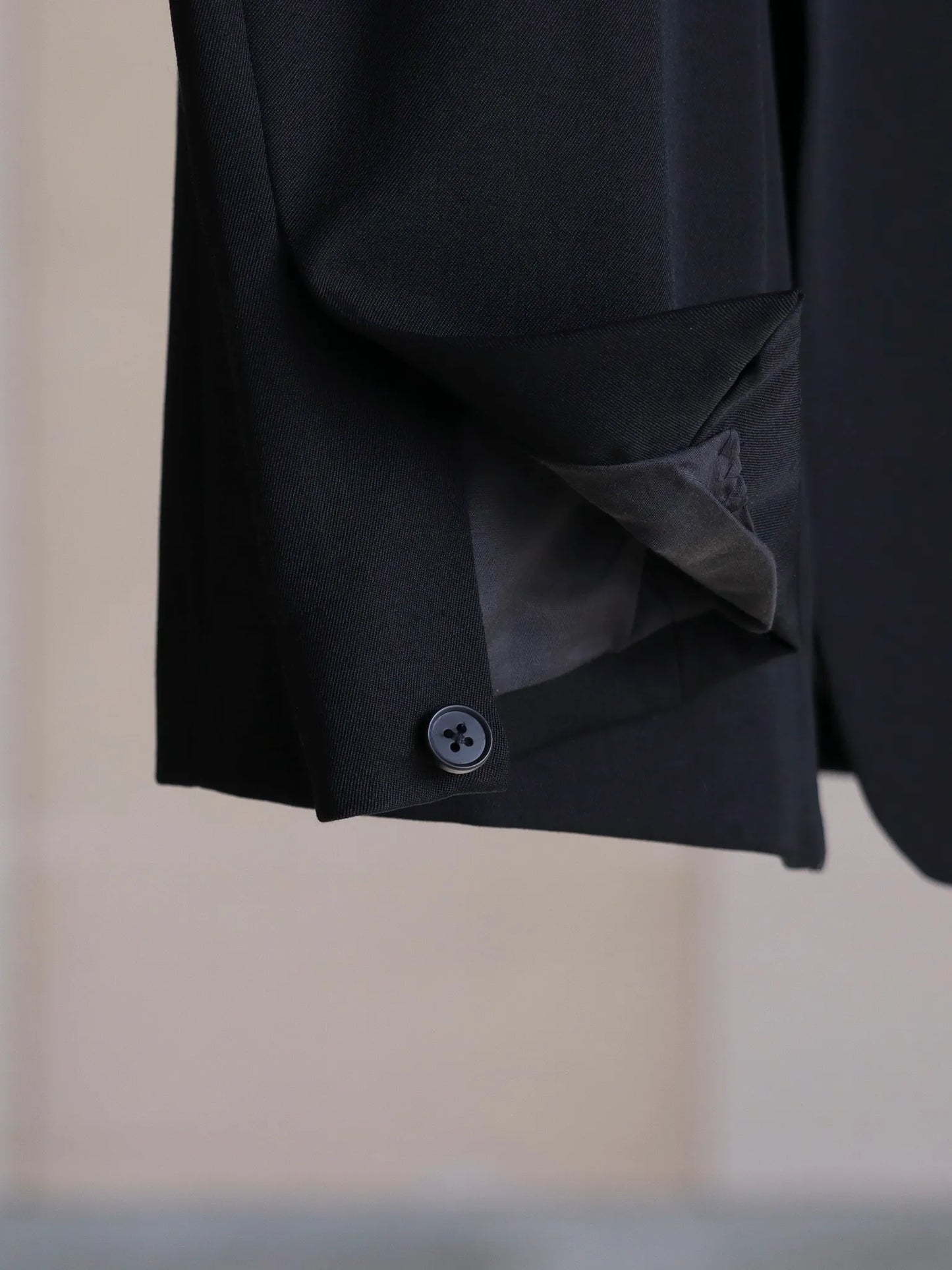 nonnotte | Draping No Collar N Jacket Black