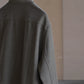 nonnotte | Oversized Shirt Round Collar Original Geometric Brown Top