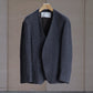 nonnotte | Draping No Collar N Jacket Charcoal Top
