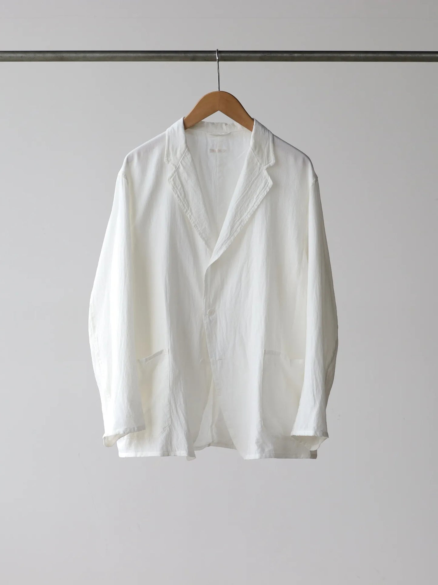 comoli-khadiコットン-ジャケット-white-1