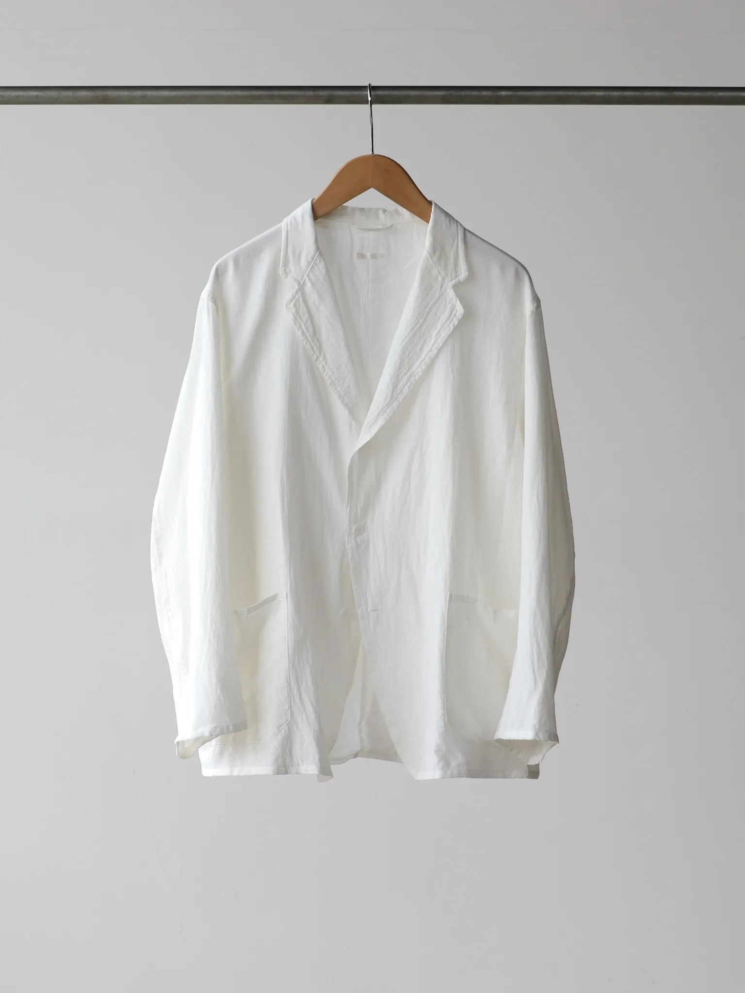 comoli-khadiコットン-ジャケット-white-1