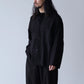 COMOLI | コットンネル シャツジャケット BLACK