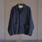 nonnotte | Draping Shirt Jacket Charcoal Top