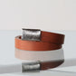 IRENISA | HOOK BUCKLE BELT BROWN